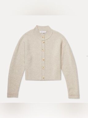Something Navy Mock Neck Cardigan NWT